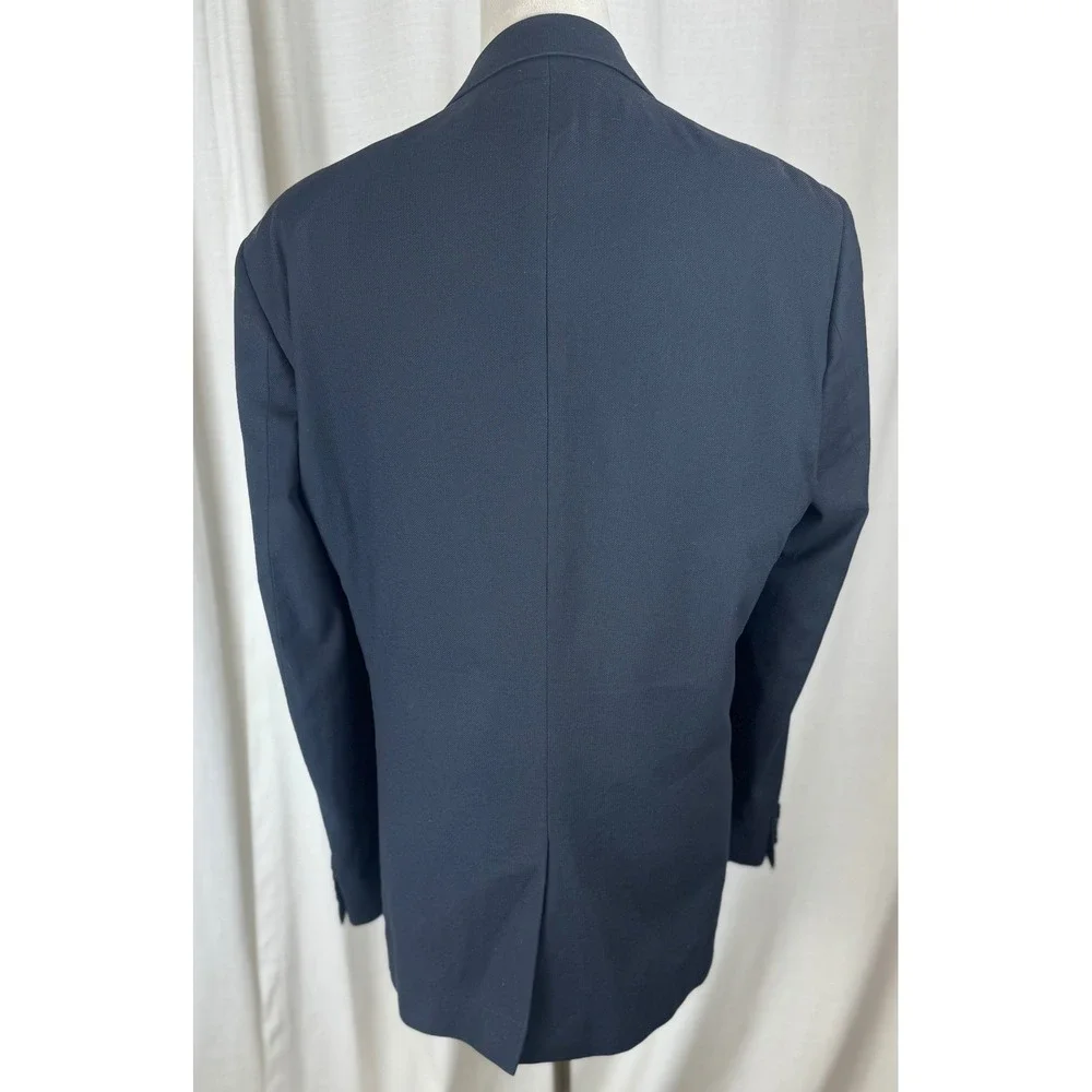 Scotch & Soda Blazer Jacket Navy Cotton Blend Tailored Two Button 50L EU‎ 40L US